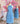 Vestido Halter Tul Azul