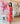 Vestido Halter Rosa / Naranja