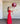 Vestido Largo Guipure Rojo