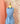 Vestido Desmangado Azul