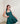 Vestido Corto Brocado verde
